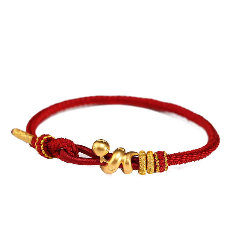 KarmaRipple's 999 Gold Year of the Snake Handcrafted Strength?Bracelet p12