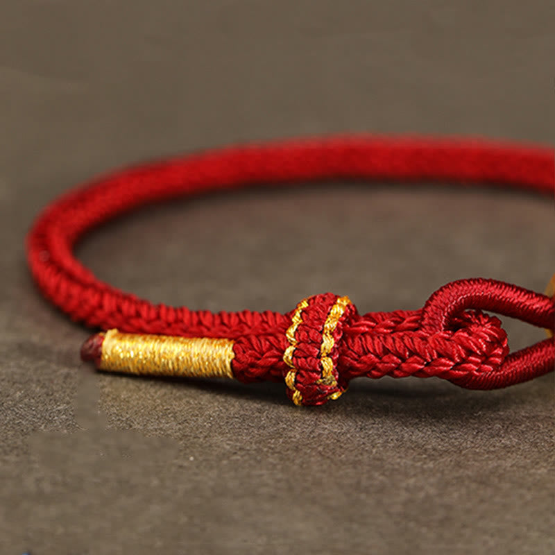 KarmaRipple's 999 Gold Year of the Snake Handcrafted Strength?Bracelet p6