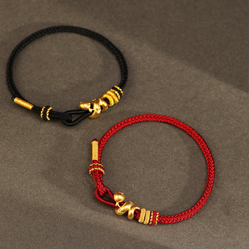 KarmaRipple's 999 Gold Year of the Snake Handcrafted Strength?Bracelet p20