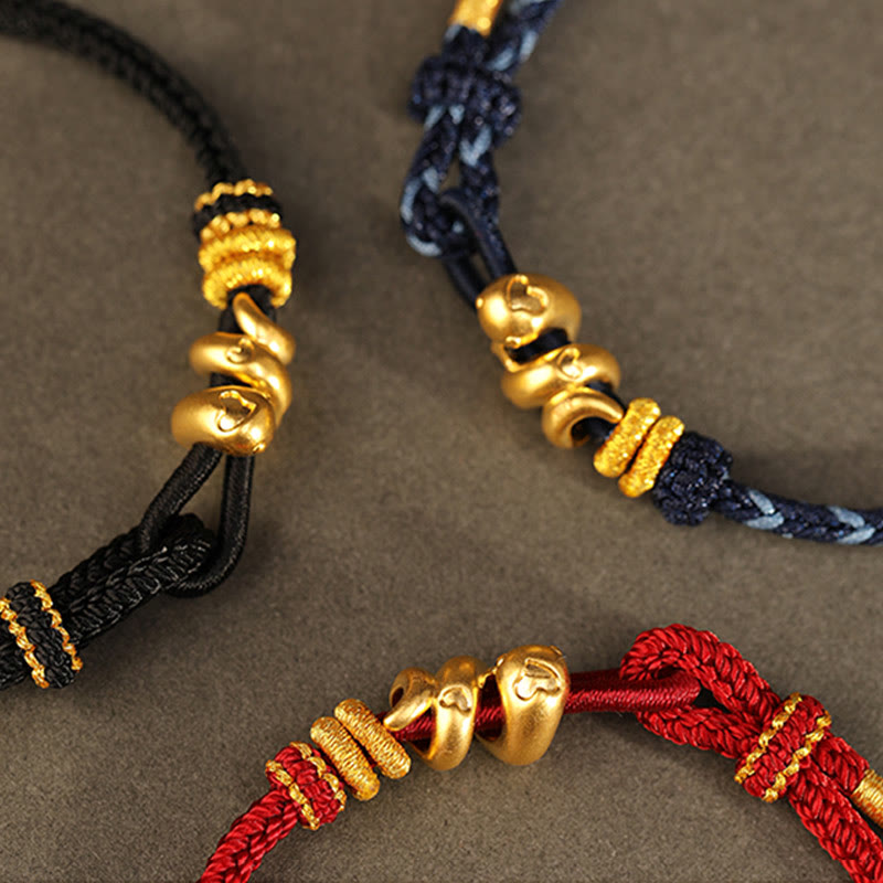 KarmaRipple's 999 Gold Year of the Snake Handcrafted Strength?Bracelet p17