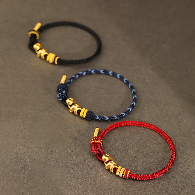 KarmaRipple's 999 Gold Year of the Snake Handcrafted Strength?Bracelet p19