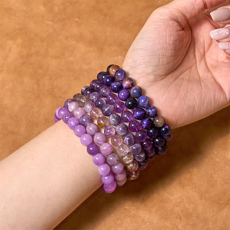 KarmaRipple's Keep Calm Purple Series Balancing Love Bracelet p11