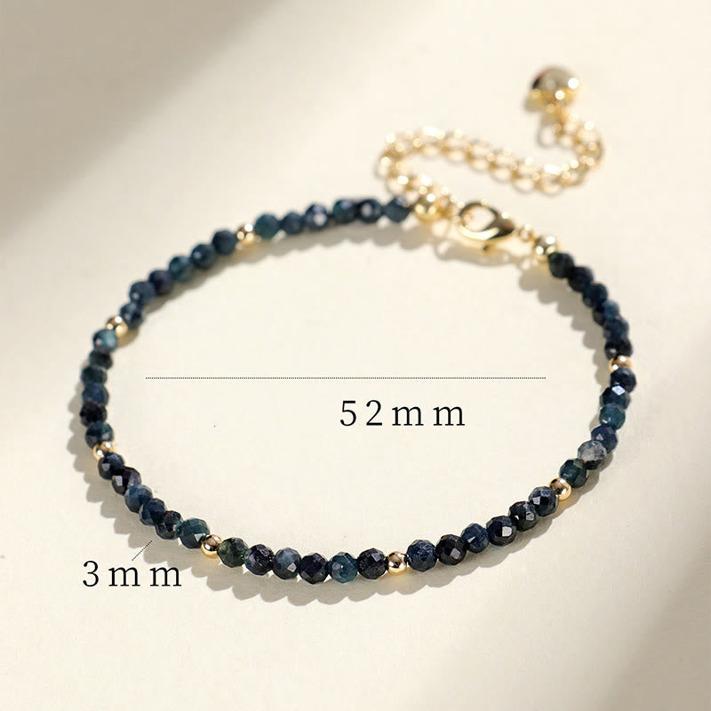 KarmaRipple's Indicolite Tourmaline Bronze Beadwork Wisdom Bracelet p12