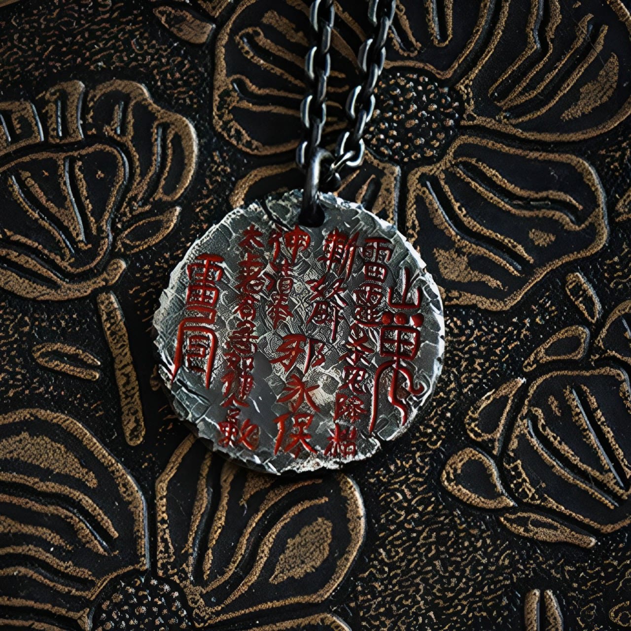 KarmaRipple's 999 Sterling Silver 24k Gold Bagua Tai Chi Yin Yang Design Mountain Ghosts Spend Money Balance Pendant Necklace p11