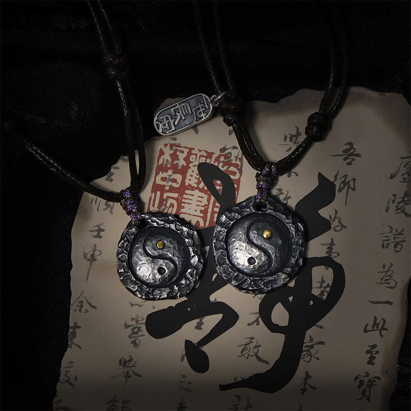 KarmaRipple's 999 Sterling Silver Tai Chi Yin Yang Design Balance Pendant Necklace p11