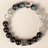 Smoky Quartz Eagle Eye Stone Grey Moonstone Green Phantom(Wrist Circumference: 14-16cm)