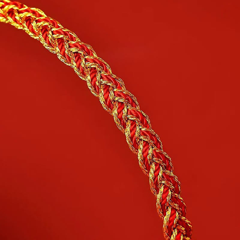 KarmaRipple's Red String Yellow String Fortune Bracelet p11