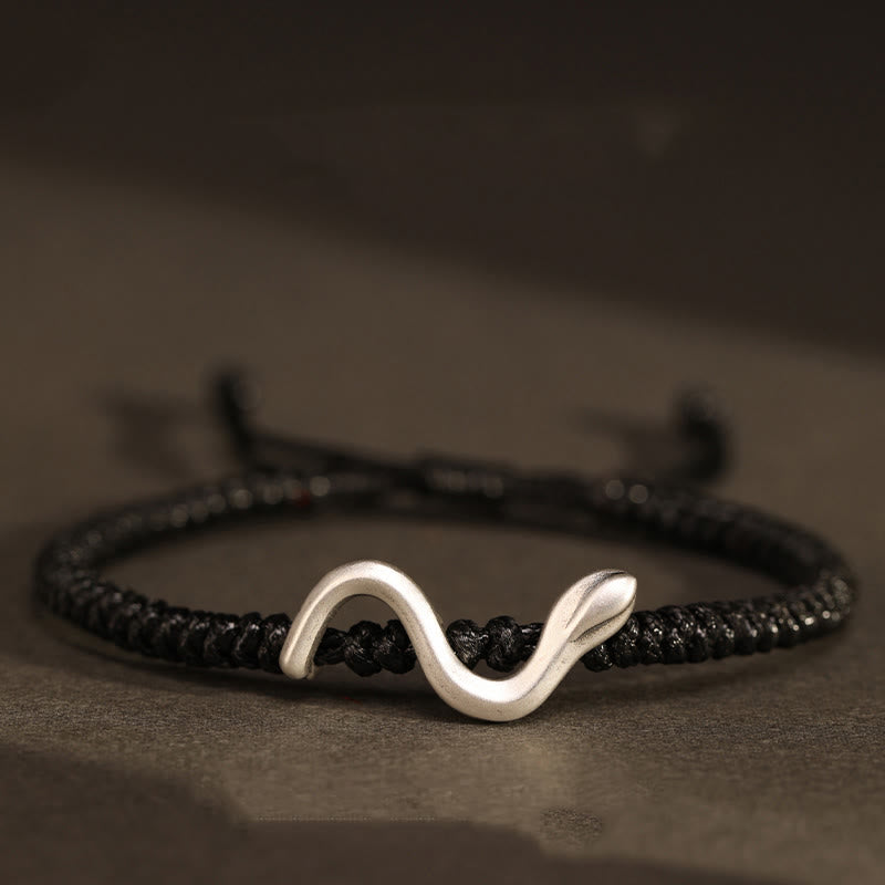 KarmaRipple's Red String 999 Sterling Silver Year of the Snake Strength Bracelet p20
