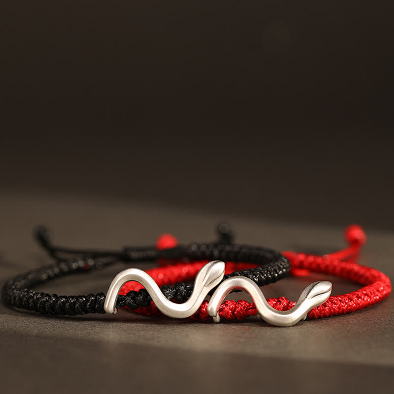 KarmaRipple's Red String 999 Sterling Silver Year of the Snake Strength Bracelet p15