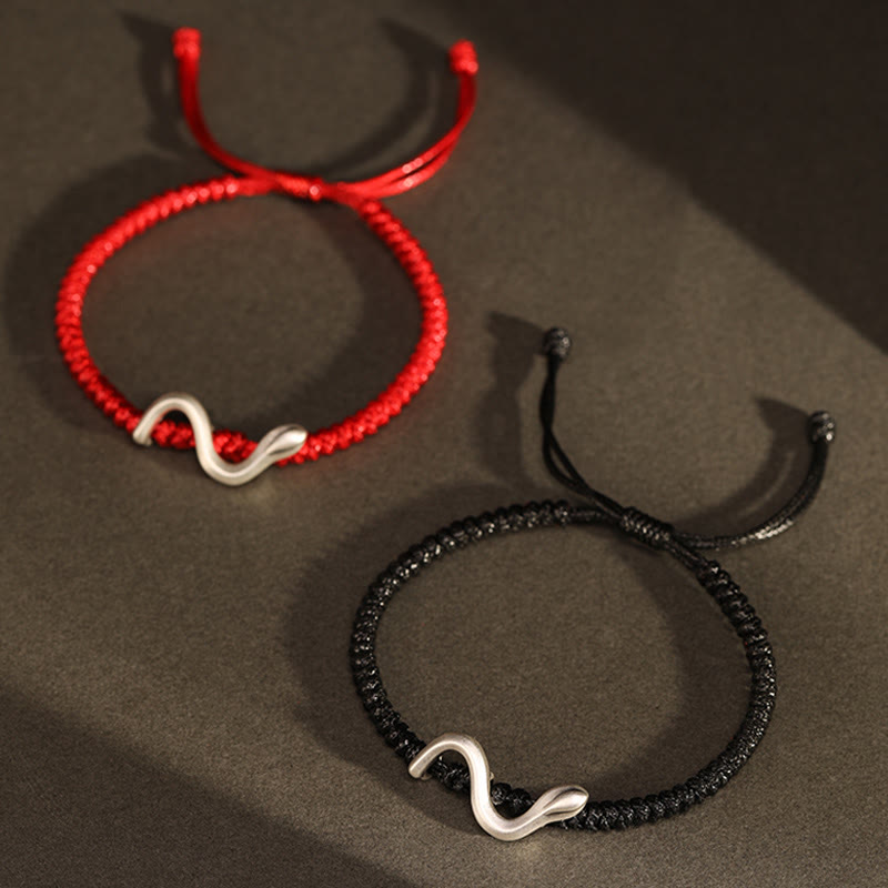 KarmaRipple's Red String 999 Sterling Silver Year of the Snake Strength Bracelet p16