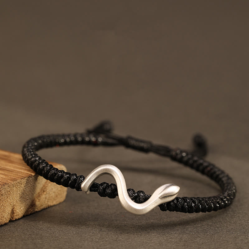 KarmaRipple's Red String 999 Sterling Silver Year of the Snake Strength Bracelet p13