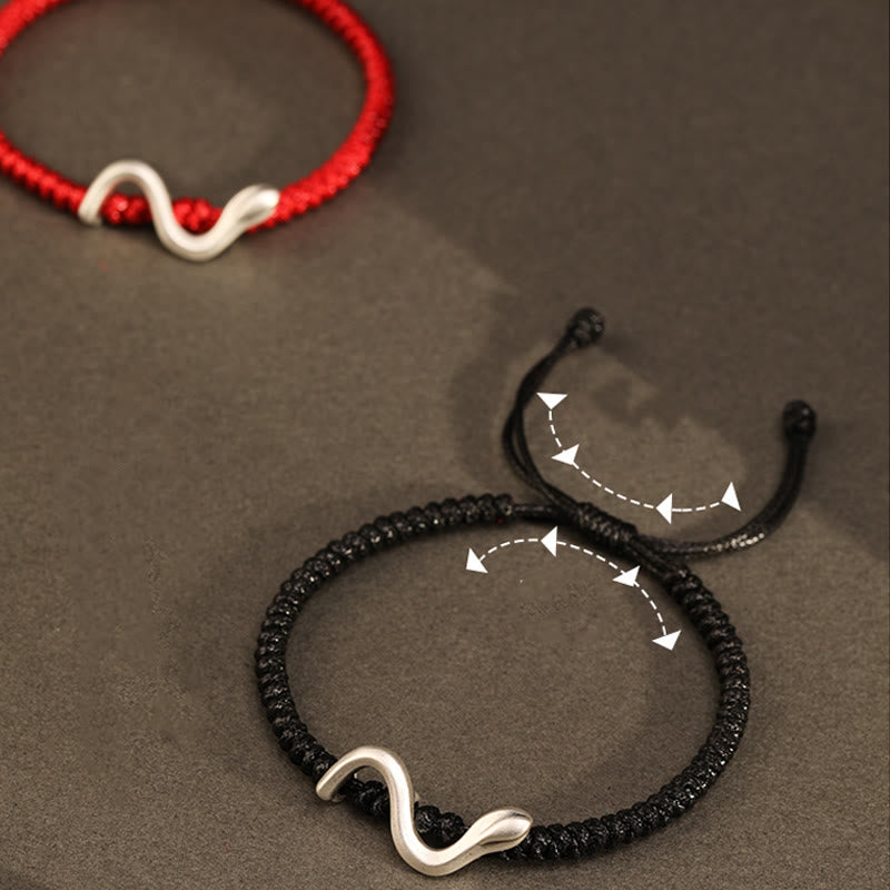 KarmaRipple's Red String 999 Sterling Silver Year of the Snake Strength Bracelet p17