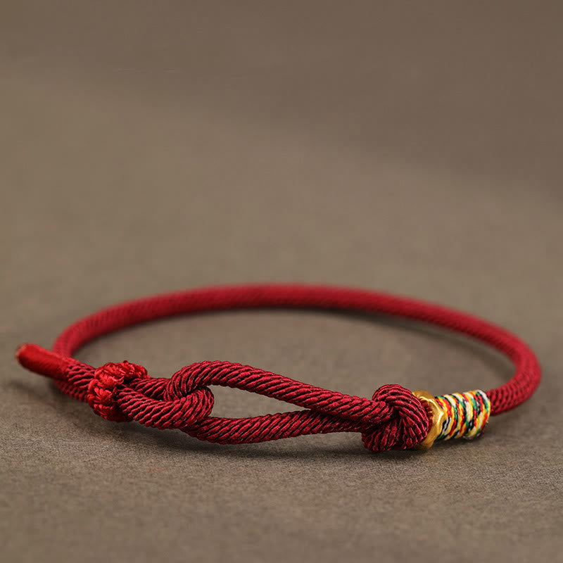 KarmaRipple's Red String 925 Sterling Silver 999 Sterling Silver Coin Fortune Bracelet p3