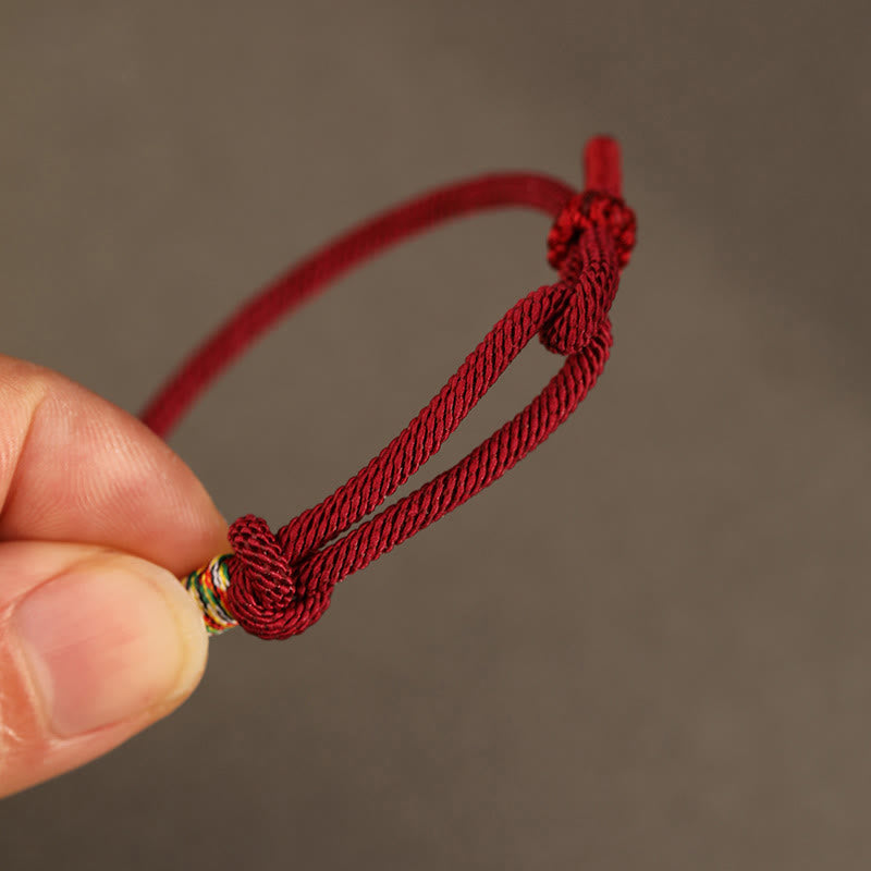 KarmaRipple's Red String 925 Sterling Silver 999 Sterling Silver Coin Fortune Bracelet p11