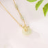 Hetian Jade Golden 925 Sterling Silver(Wrist Circumference: 14-18cm)
