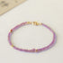 2mm Amethyst(Wrist Circumference: 15cm)+Extension Chain