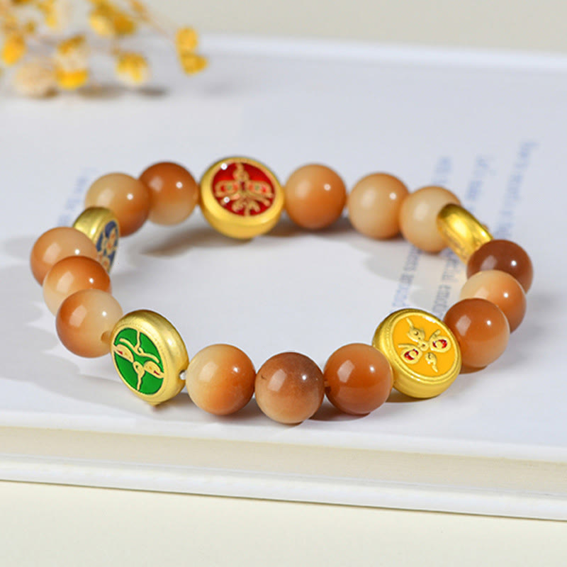 KarmaRipple's Bodhi Seed Five Directions Gods of Wealth Wisdom Bracelet p3
