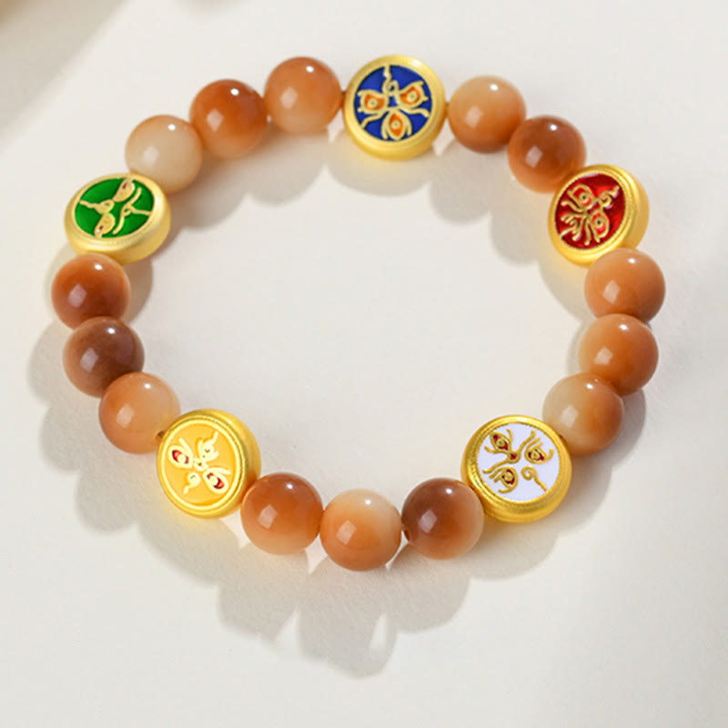 KarmaRipple's Bodhi Seed Five Directions Gods of Wealth Wisdom Bracelet p4