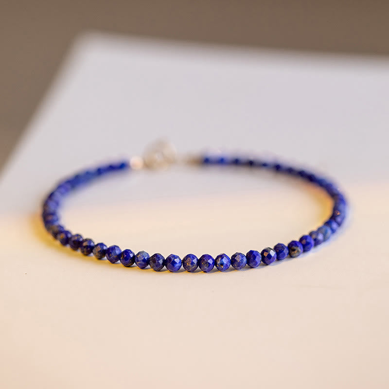 KarmaRipple's Small Lazurite Ultra-Thin Beadwork Balance Bracelet p8