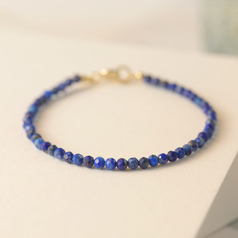 KarmaRipple's Small Lazurite Ultra-Thin Beadwork Balance Bracelet p10