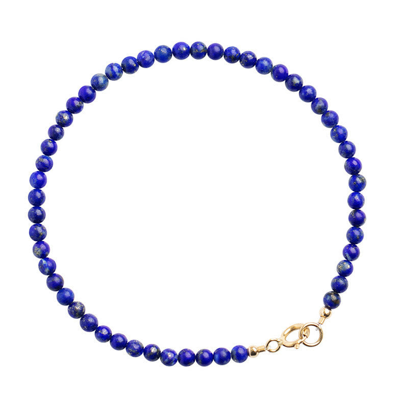 KarmaRipple's Small Lazurite Ultra-Thin Beadwork Balance Bracelet p12