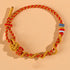 Red Gold Dimple Knot