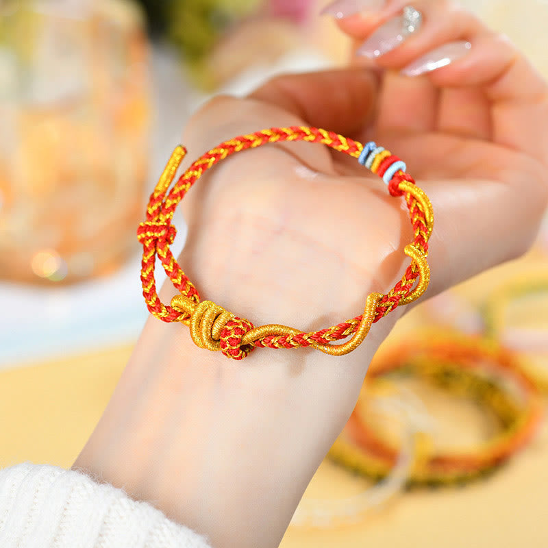 KarmaRipple's Colorful String Snake Dragon Year of the Snake Fortune Bracelet p18