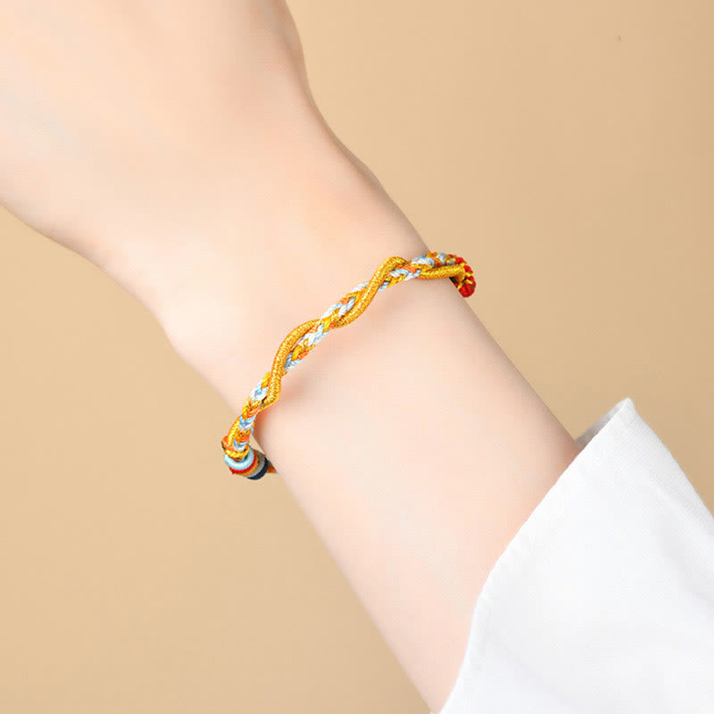 KarmaRipple's Colorful String Snake Dragon Year of the Snake Fortune Bracelet p11
