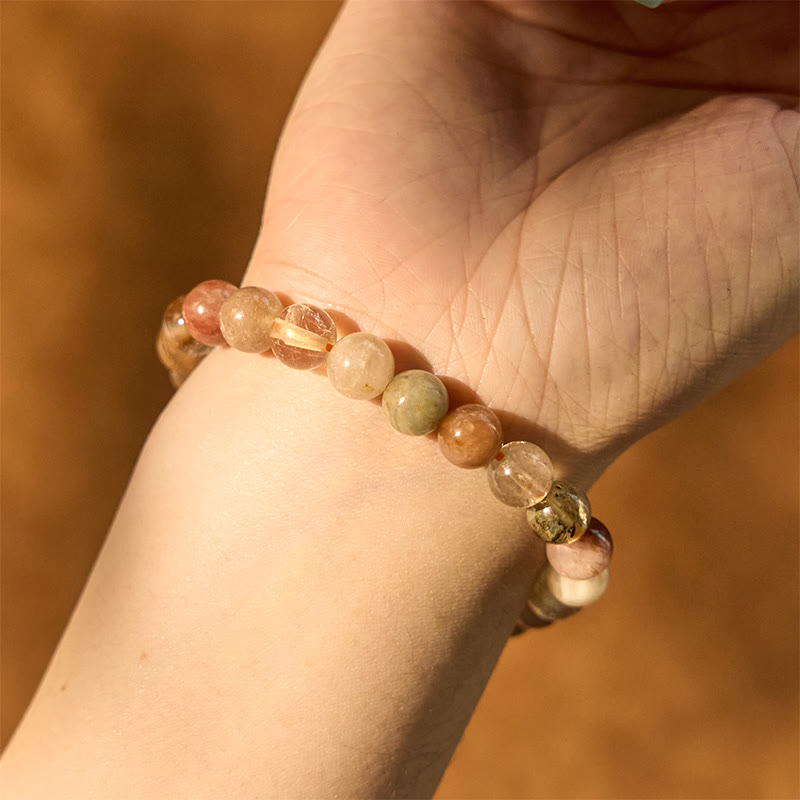 KarmaRipple's Authentic Multicolored Rutilated Quartz Spiritual Growth Bracelet p4