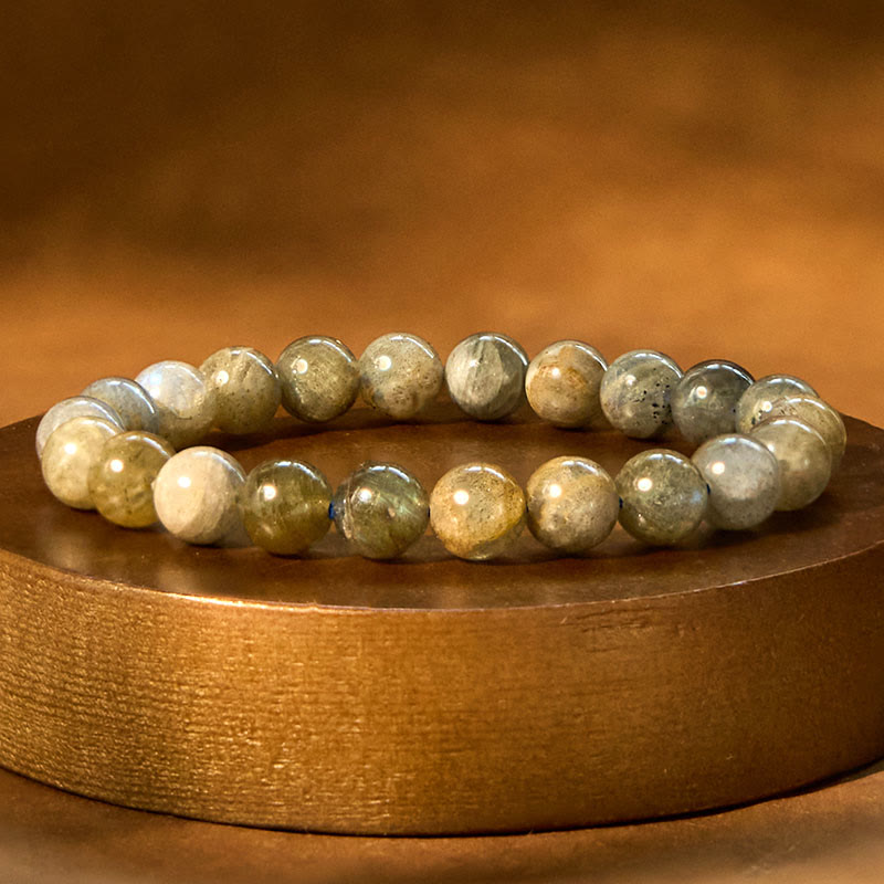 KarmaRipple's Authentic Labradorite Beadwork Balancing Support Bracelet p1
