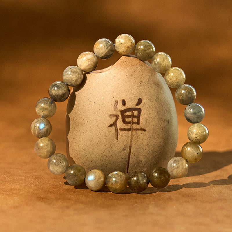 KarmaRipple's Authentic Labradorite Beadwork Balancing Support Bracelet p2