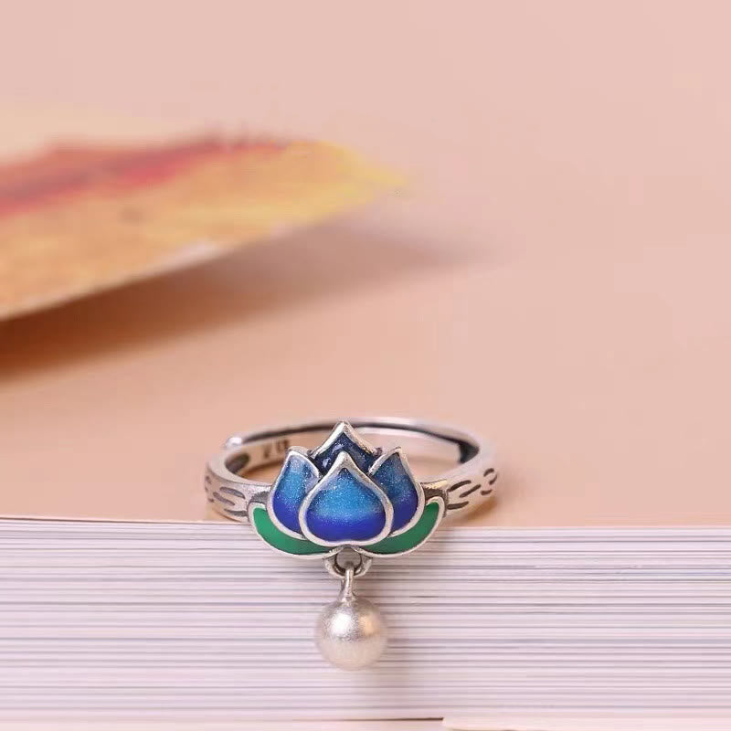 KarmaRipple's Lotus Flower Pattern Enlightenment Ring p8