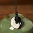 Black Obsidian White Turquoise YIN YANG