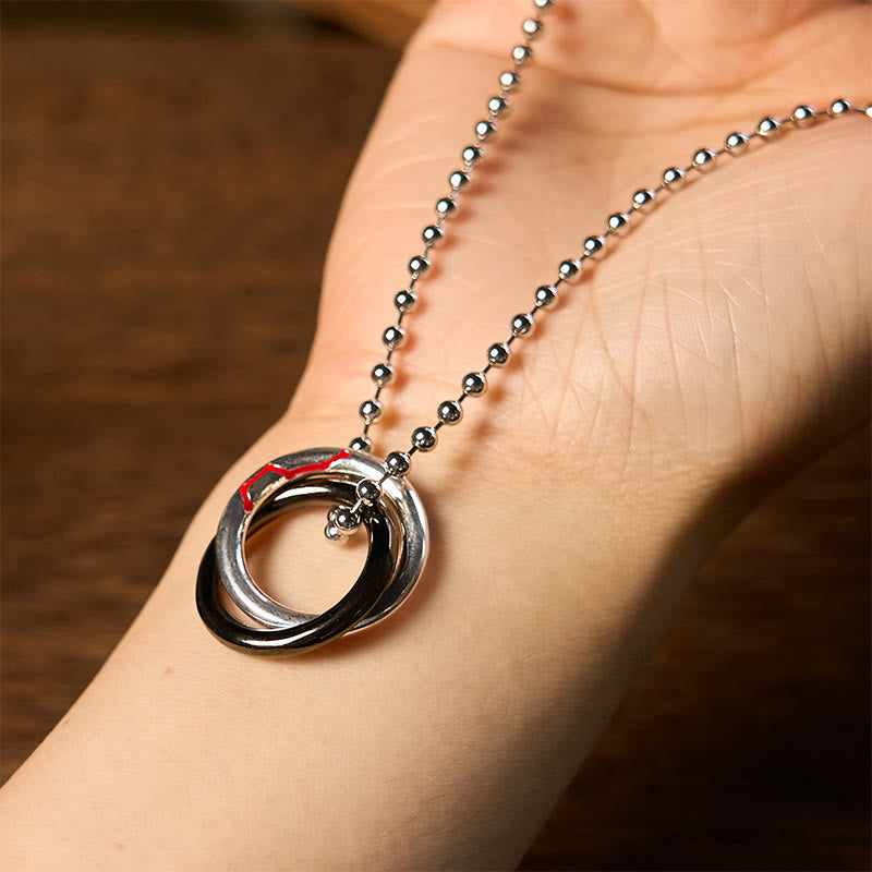 KarmaRipple's Bronze Qiankun Hoop Big Dipper Fortune Pendant Necklace p6