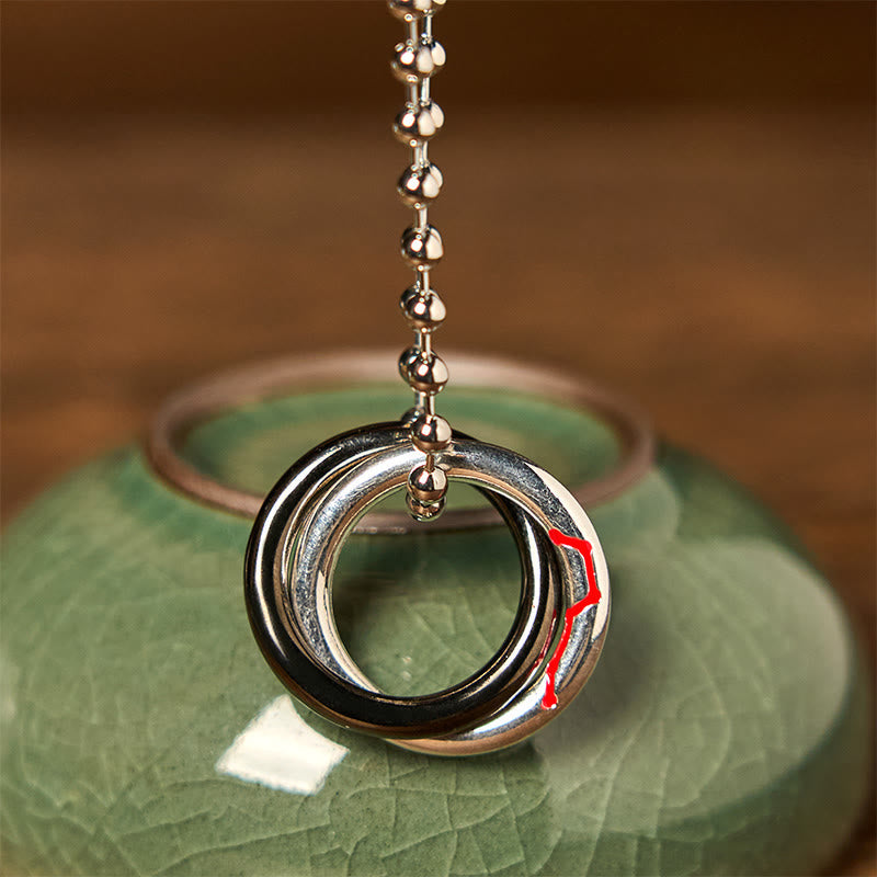 KarmaRipple's Bronze Qiankun Hoop Big Dipper Fortune Pendant Necklace p12