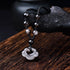 Silver Sheen Obsidian & Four-Strand Rope
