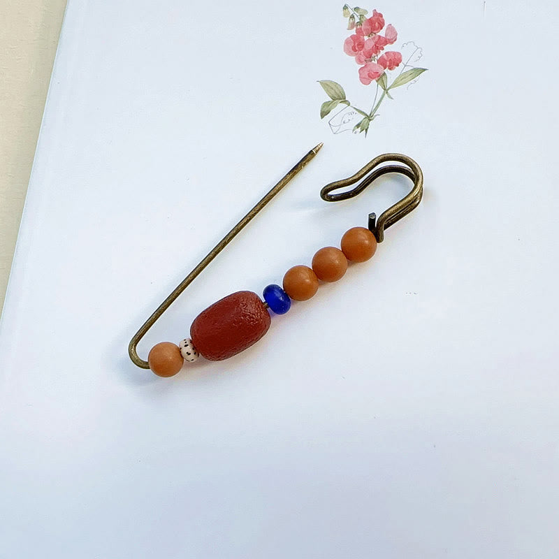 KarmaRipple's Bodhi Seed Agate Calm Balance Brooch p8