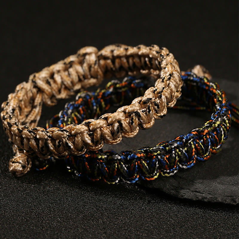KarmaRipple's Handmade Colorful Rope Woven Bracelet p13