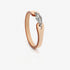 Single Circle-14-16cm / Beige & Engraved Buckle