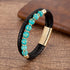 Turquoise(Synthetic) / Gold / 18-20cm