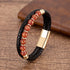 Red Agate / Gold / 18-20cm