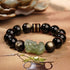Gold Sheen Obsidian Cyan Jade Pixiu-10mm(Men)