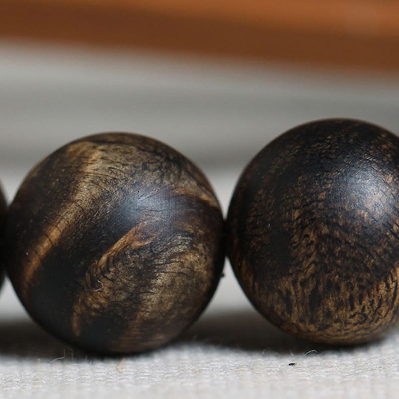 KarmaRipple's Rare Brunei Agarwood Water Ripple Pattern Peace Calm Bracelet p18