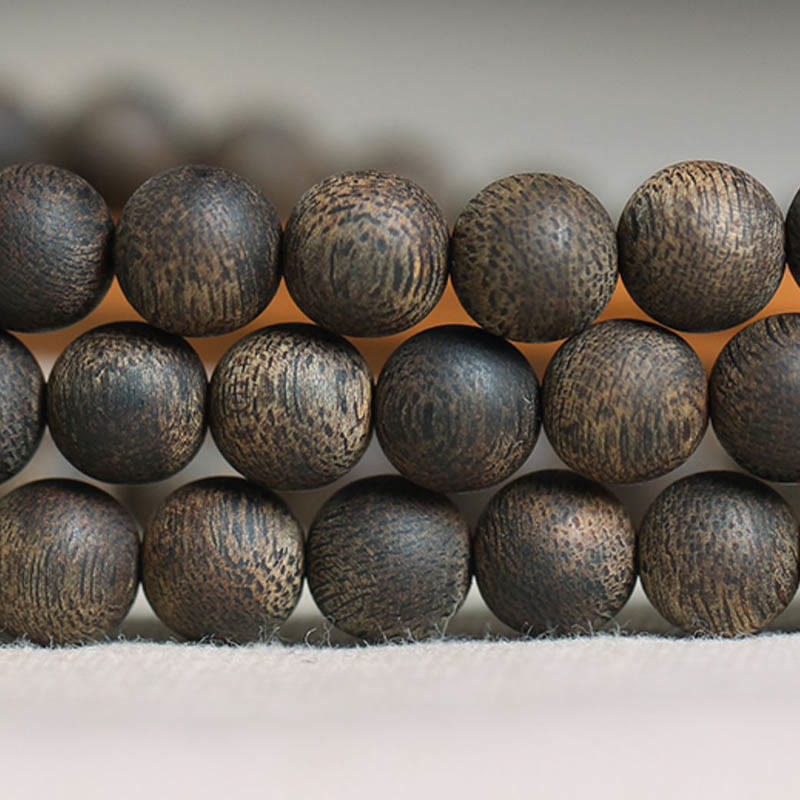 KarmaRipple's Nha Trang 108 Mala Beadwork 8mm Ivory Qinan Vietnam Agarwood Peace Bracelet p22