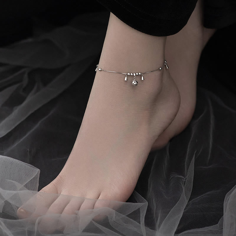 KarmaRipple's 925 Sterling Silver Antiquity Bell Protection Anklet p3