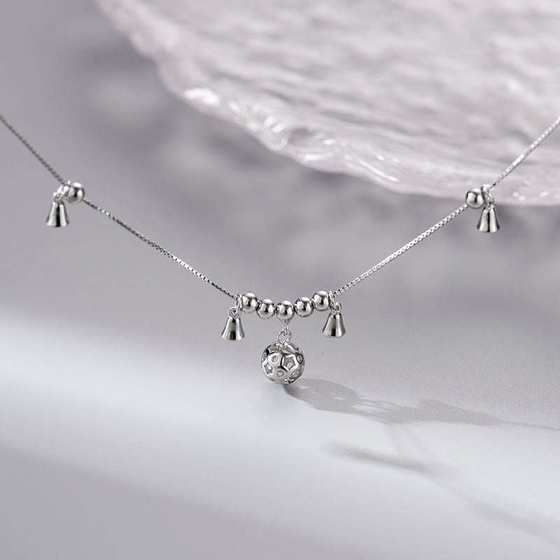 KarmaRipple's 925 Sterling Silver Antiquity Bell Protection Anklet p10