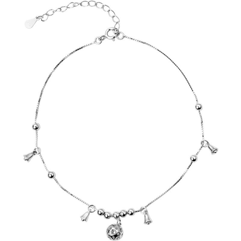 KarmaRipple's 925 Sterling Silver Antiquity Bell Protection Anklet p11