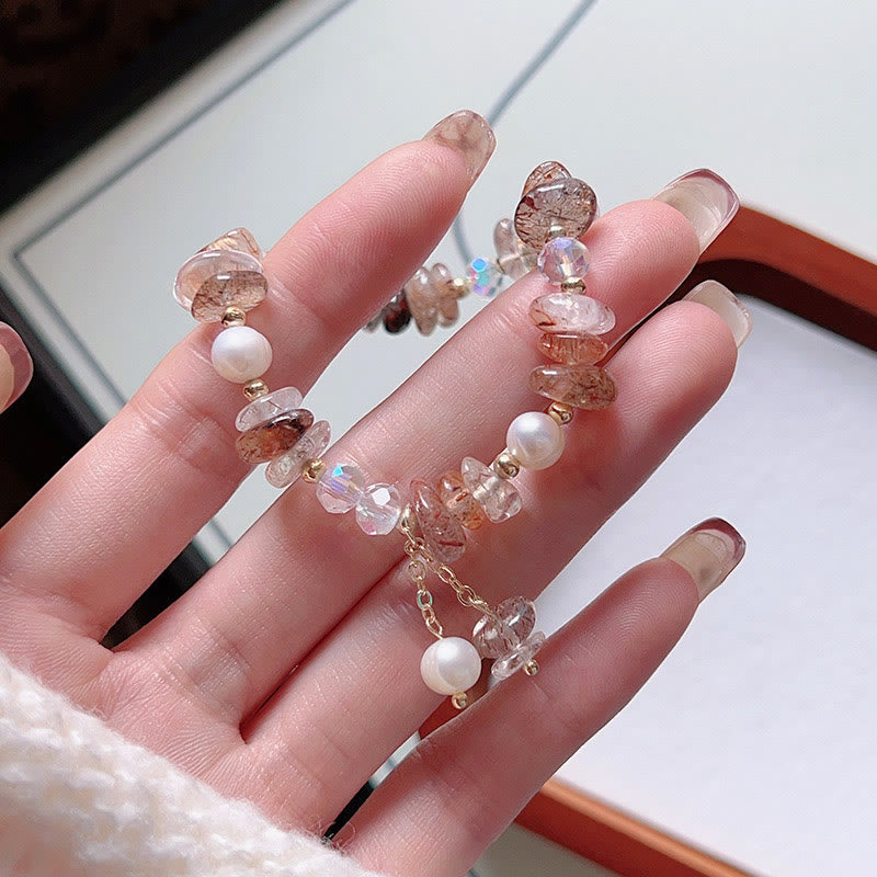 KarmaRipple's Authentic Super Seven Gemstone Irregular Small Pieces Positive Bracelet p8