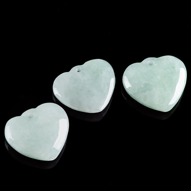 KarmaRipple's Jade Heart Prosperity Pendant Necklace p9