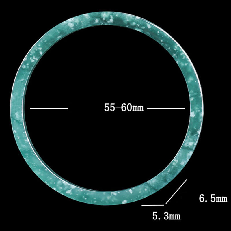 KarmaRipple's Authentic Jade Abundance Thin Bracelet Bangle p8